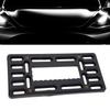 Mounting Kit for Front License Plate Bracket,   Black ABS Plastic Car Trailer Frame Adapter for Vehicles Without Pre-Drilled Holes or Non-Stan