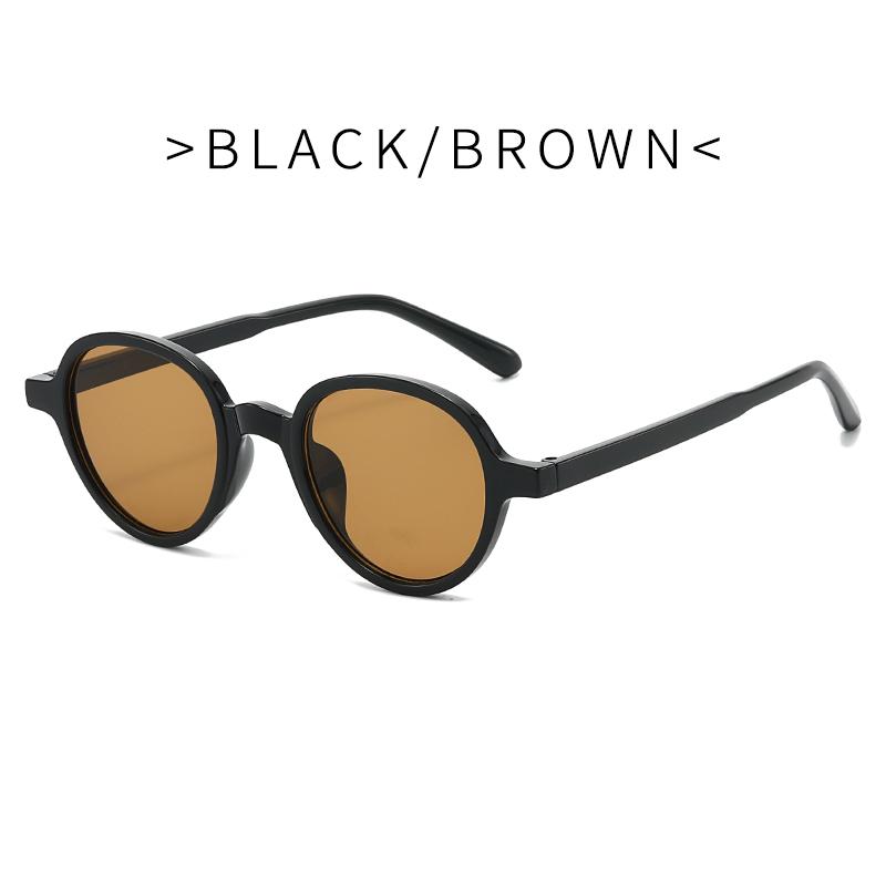 Unisex Fashion Retro Round Sunglasses Brand Designer Vintage Small Frame Sun Glasses Korean Style Driving Eyewear UV400