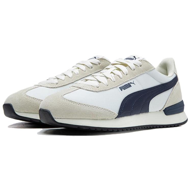 Puma R78 Nylon Versatile Comfortable Durable Low-Top Lifestyle Casual Shoes Unisex Sneaker White Blue 399250-16