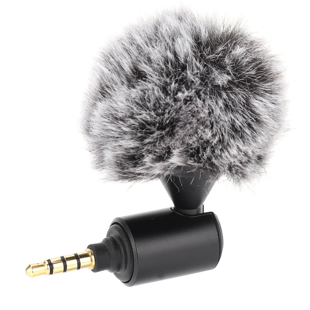 Mini 3.5mm Plug and Play Cardioid Microphone for Mobile Phone DSLR Camera Camcorders