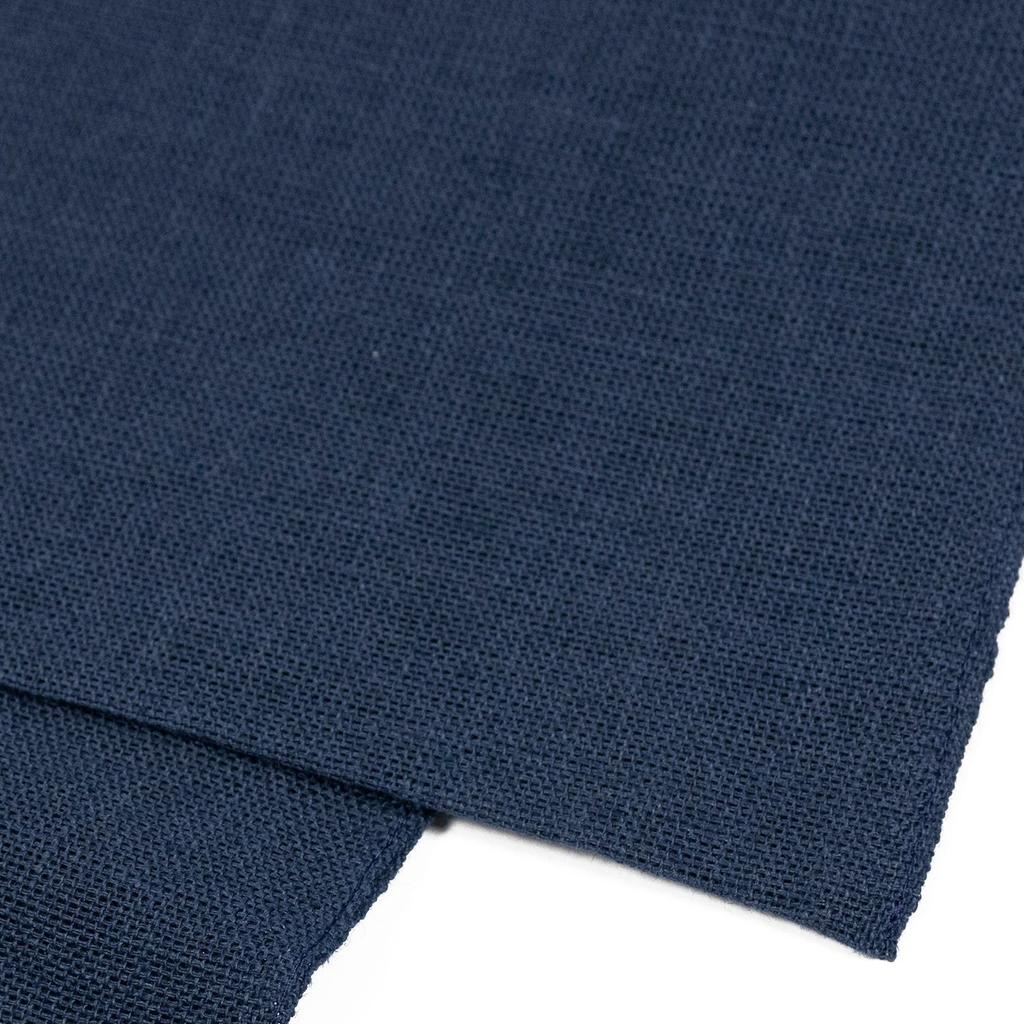 Hemp Nagoya Made In for Women X [KYOETSU] Obi, 8-inch Obi, Embroidered, Japan, (lily Navy)