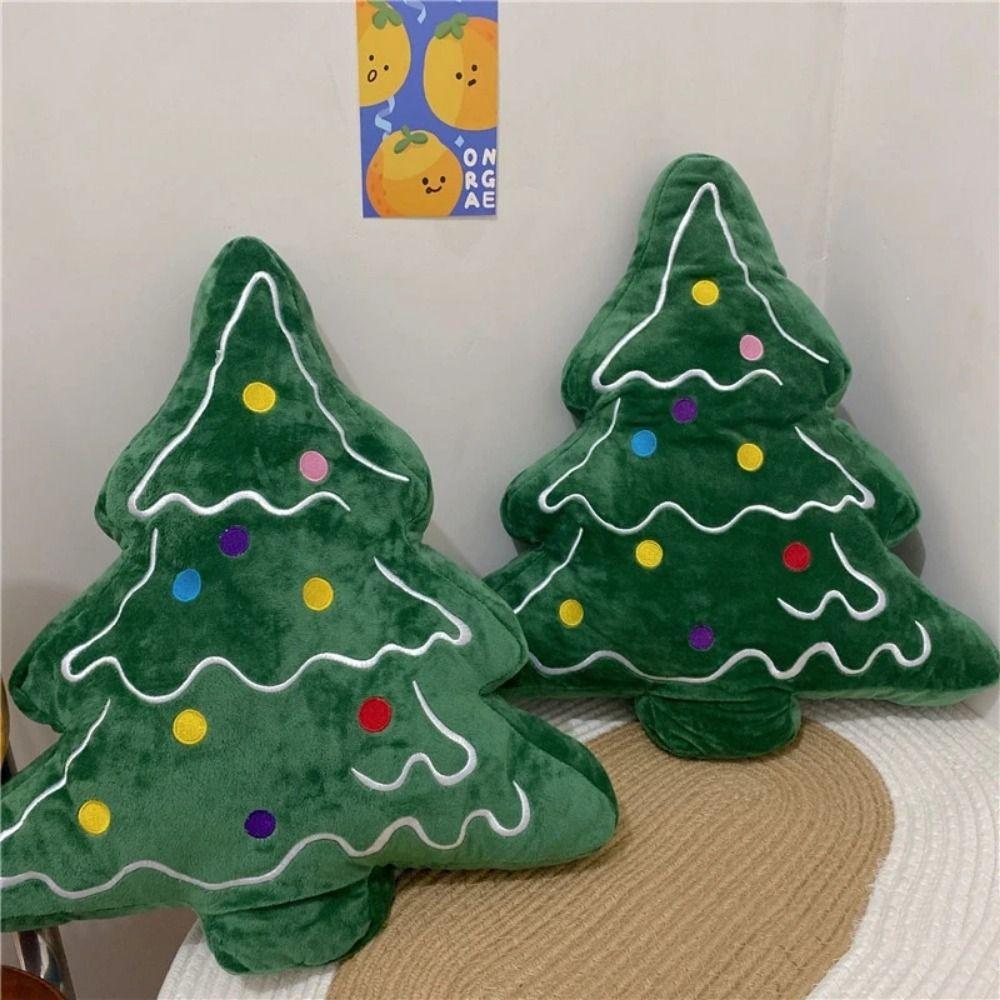 Soft Christmas Tree Sofa Cushion Skin-friendly Christmas Tree Plush Toy  Children's