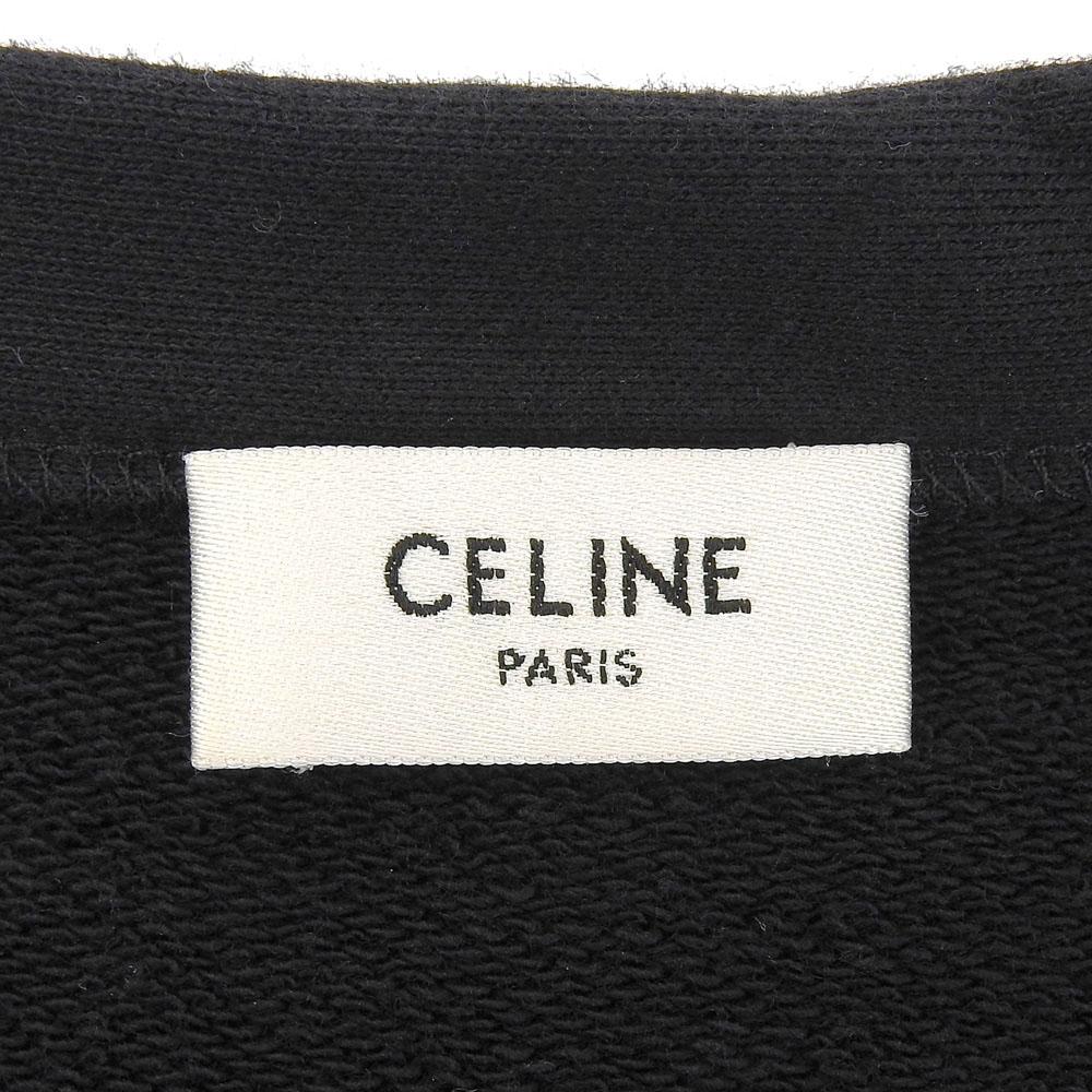 CELINE Back Logo Cardigan Top Men's Black XS 2Y672670Q tops XS blackUsed