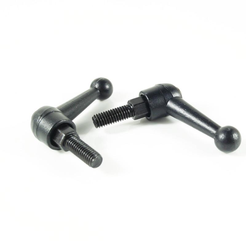 4 Pieces M6 Free Shipment Clamping Lever Adjustabe Handle Lever Arm Solid Handle