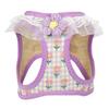 Princess style pet cat small dog dog leash vest chest strap anti-break free