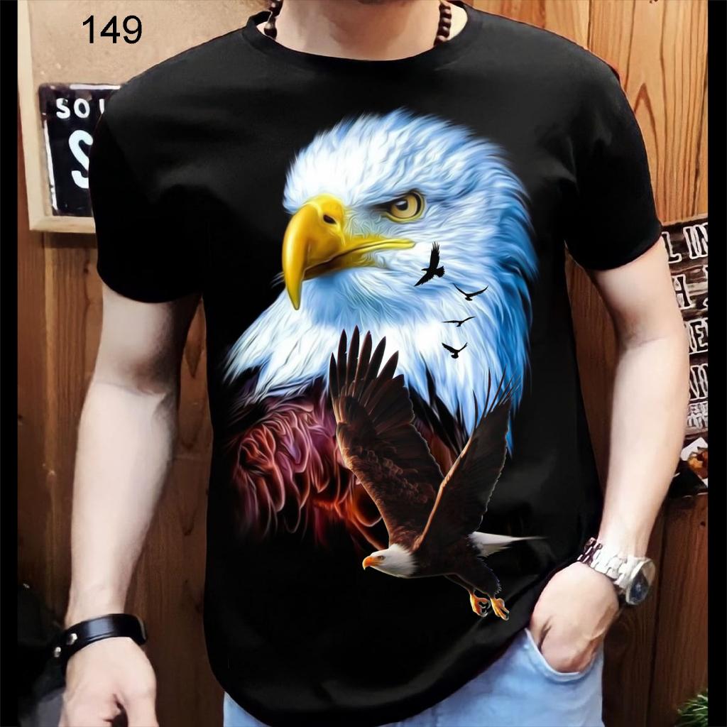 

Мужская крутая футболка с принтом животного 3D Футболка с принтом свирепого тигра с коротким рукавом Вечеринка Лето XS