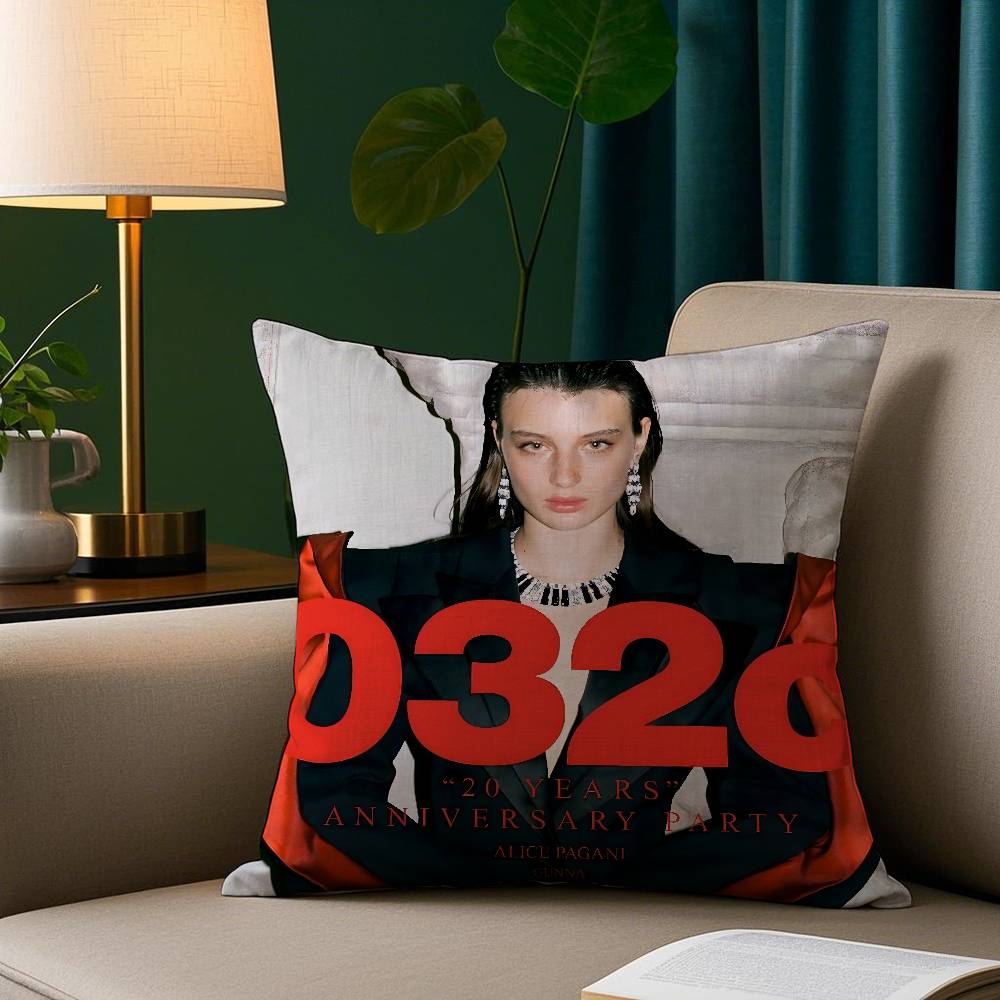

Brand c Poster Pillow Case Short Plush Print Cushion Cover Square Throw Pillow Covers Sofa Home Decor 30x30cm