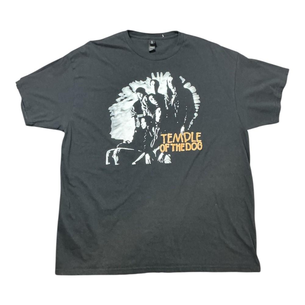 Temple of the Dog Band TShirt Mens Black Grunge Rock Graphic Tee XL Unisex T-Shirt S