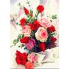 5D DIY Diamond Painting Flower Vase Rhinestone Rose Full Round Diamond Embroidery Cross Stitch Kit Mosaic Art Picture Gift