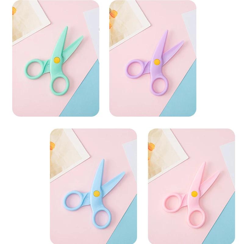 Child-Protective Craft Scissors 1-Piece Set - Safety Edge Design for Kids' Art Projects And School Supplies