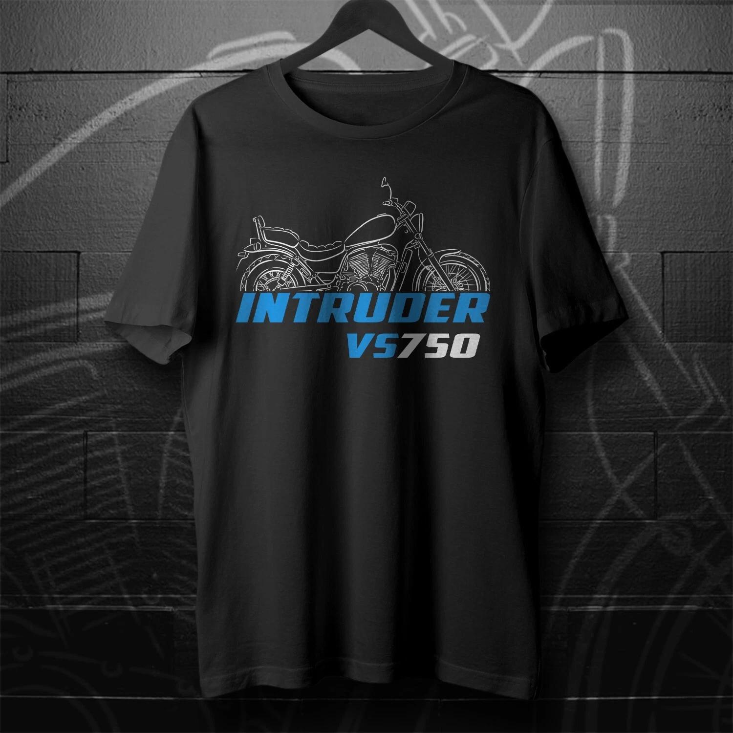 Black men s and women s T-shirt Suzuki VS750 Intruder 1985-1991 - Motorcycle M