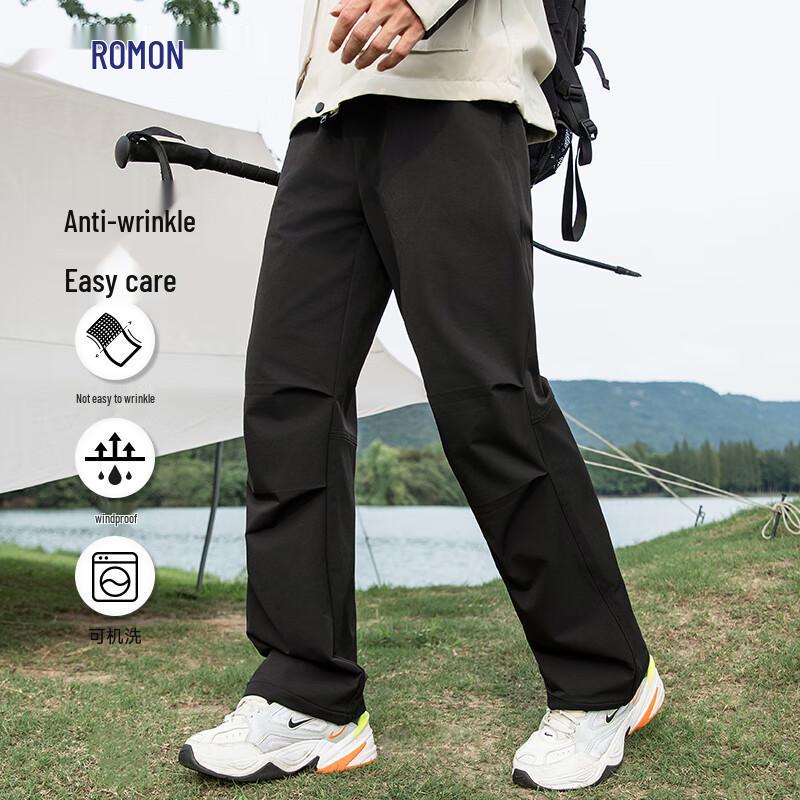 

Lomon Unisex Straight-Leg Outdoor Casual Pants S