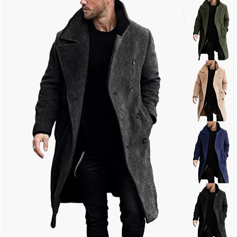 2023 Herren Dicker Woll-Trenchcoat - Bestseller Winterbekleidung