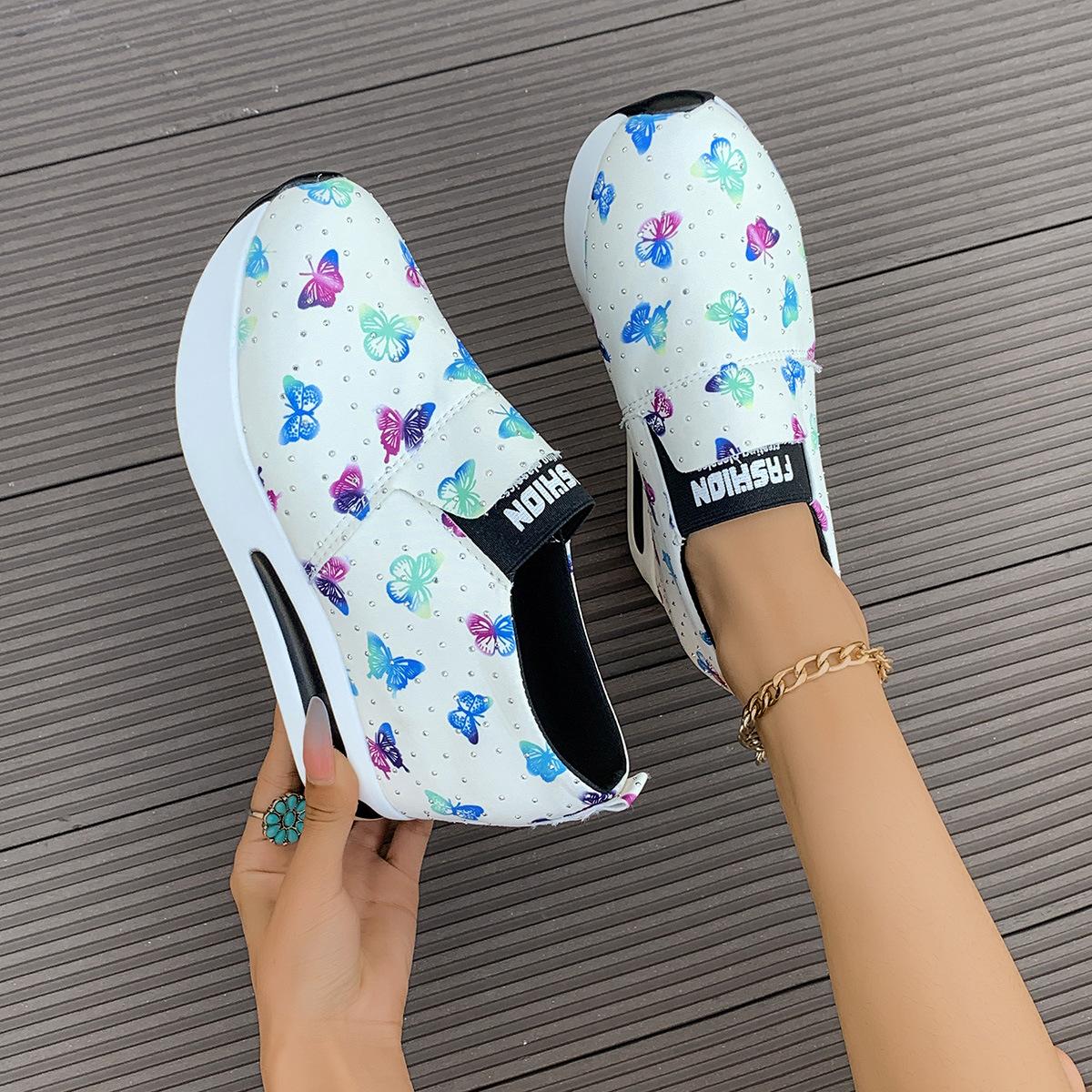 

Женская обувь Кроссовки Женская повседневная обувь Лоферы без шнуровки на платформе 37 бежевый