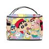 [JMI] Crayon Shin-chan Kosmetiktasche, Stilvolle Kosmetiktasche, Tragbar, Funktional, Großes Fassungsvermögen, Wasserdicht, Kleiner Organizer, Leicht, Perfekt