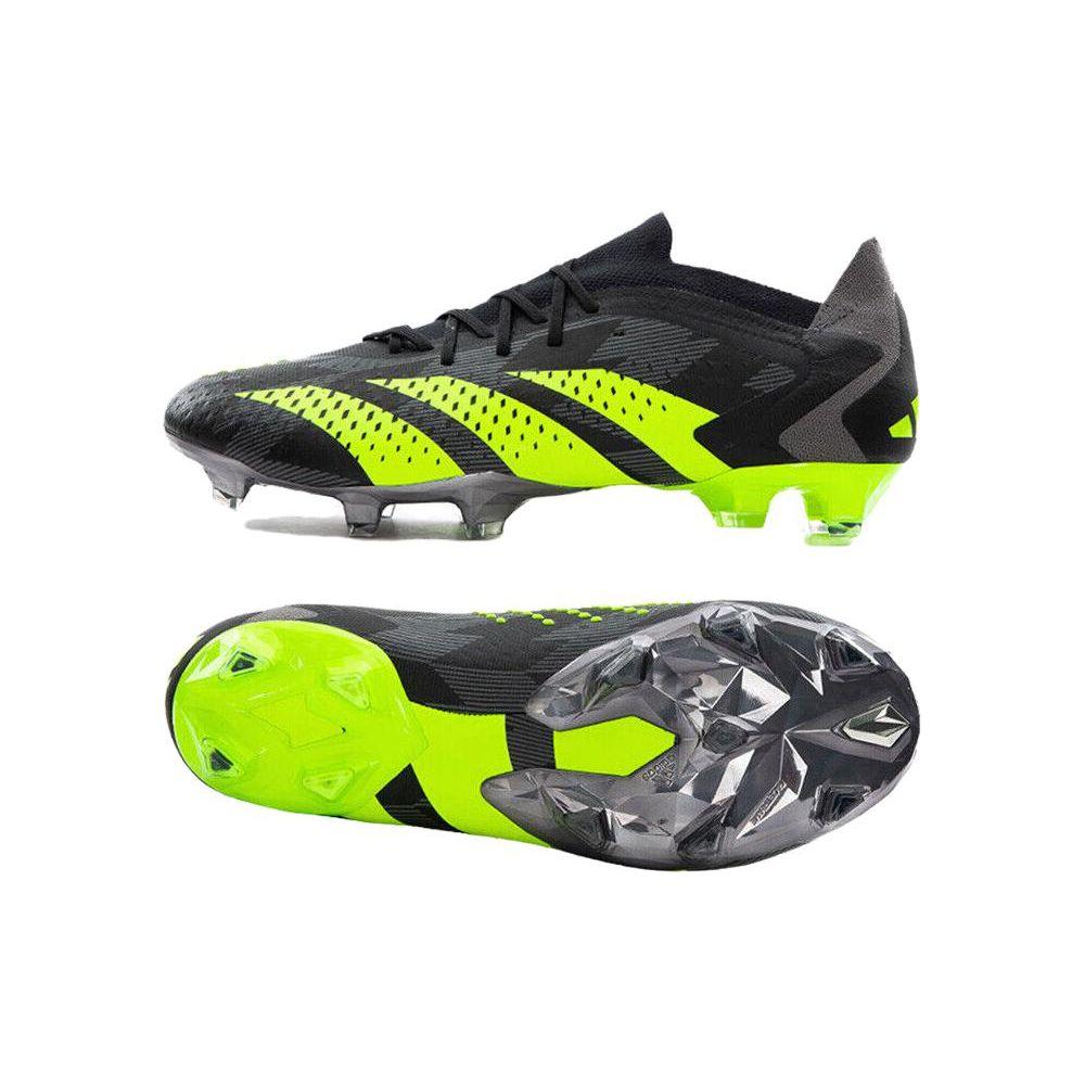 Adidas Predator Accuracy Injection.1 Low FG Crazycharged Pack Unisex Sneakers Black Core-Black Team-Solar-Yellow IG0782