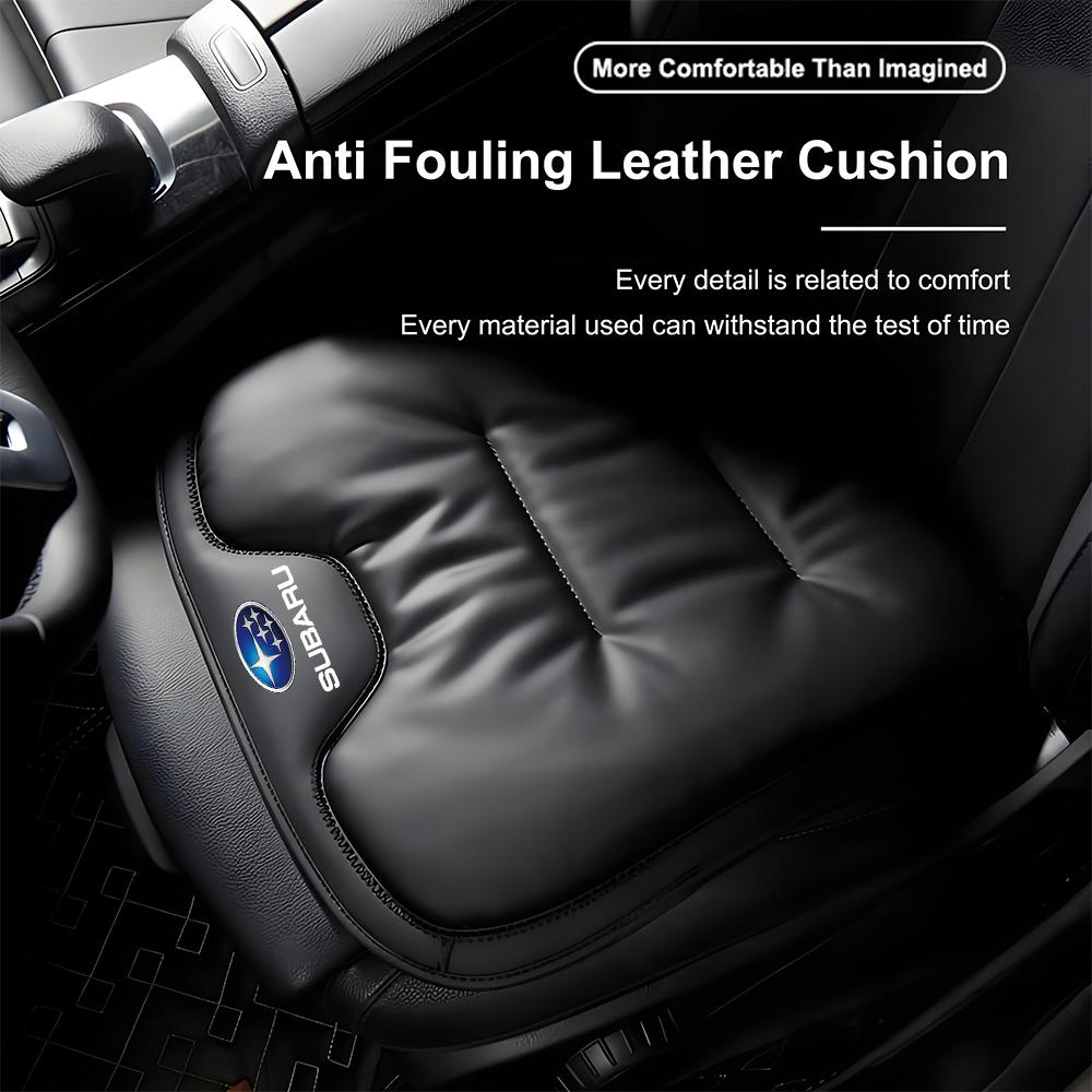 Car Velvet Cushion Leather Backrest Seat Cover Accessories For Subaru Impreza Legacy WRX STI BRZ Forester XV Outback Crosstrek yu0