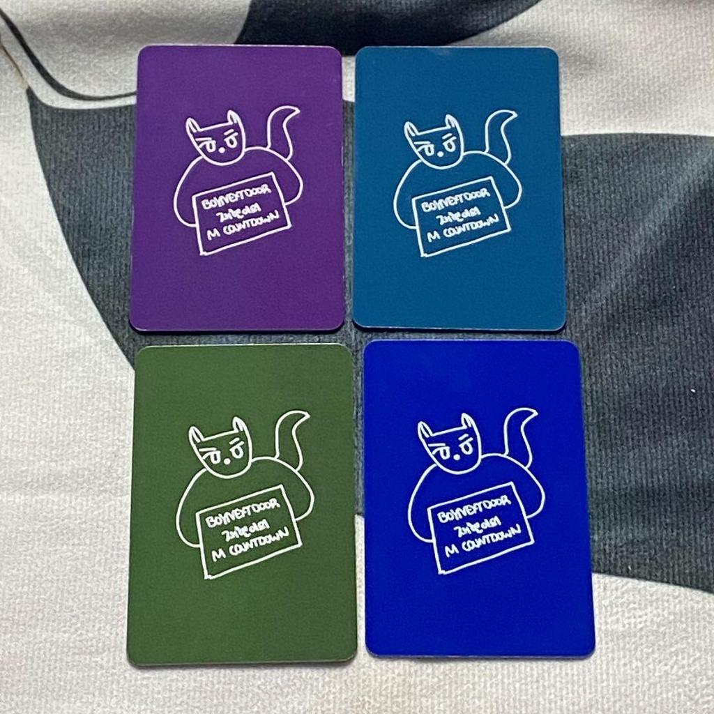 [USED] Jaehyun BOYNEXTDOOR MC Korean Popular Song Bonekudo 4-Piece Trading Card