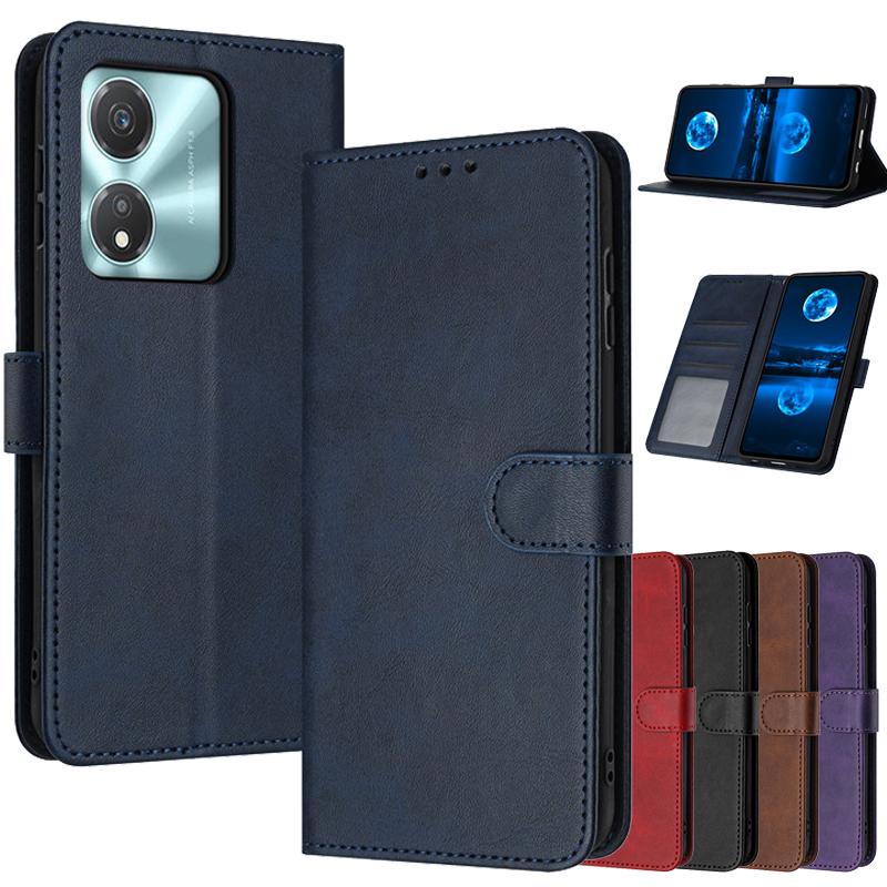 Magnetische Flip-Cover Lederhülle für Honor X7d X5C X5B Plus X8C X9C Smart X7C X6C X6B X7B X8B X9B 5G X70i X60i Hüllen Brieftaschen Taschen