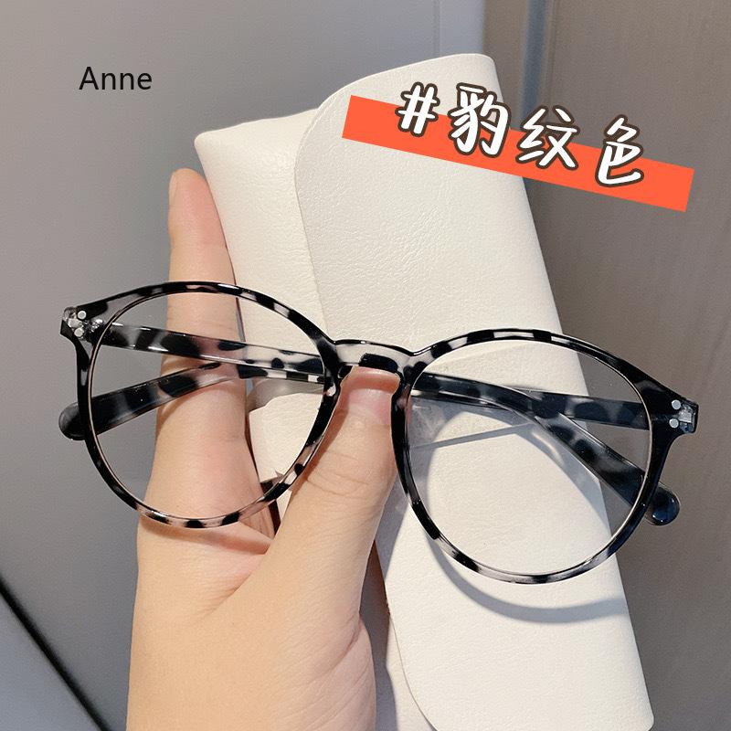Women Myopia Glasses Men Fashion Anti Blue Light Computer Glasses Vintage Round Full Frame Eyeglasses -1.0 -1.5 -2.0 -2.5 ~ -4.0