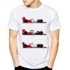 Tous les Ayrton Senna Sennacars T-shirt Homme Fans Homme T-shirt Cool Coupe Ajustée Blanc Fitness Hauts Décontractés T-shirt Homme Camisa