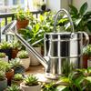 Indoor Plant Watering Can Stylish Stainless Steel Gardening Tool with Long Spout Ideal for Balcony Flowers and Patio Plants