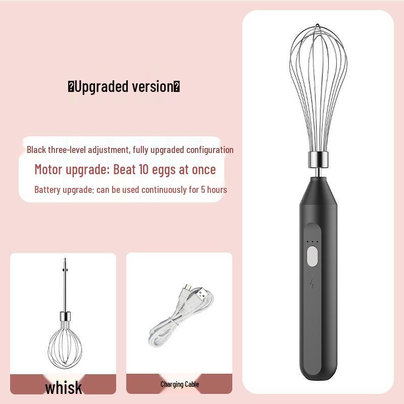 Compact Electric Egg Beater & Coffee Frother
