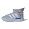 adidas Adipuff Comfortable Versatile Non-Slip Durable High-Top Lifestyle Casual Shoes Unisex Casual Shoes Gray JR0073