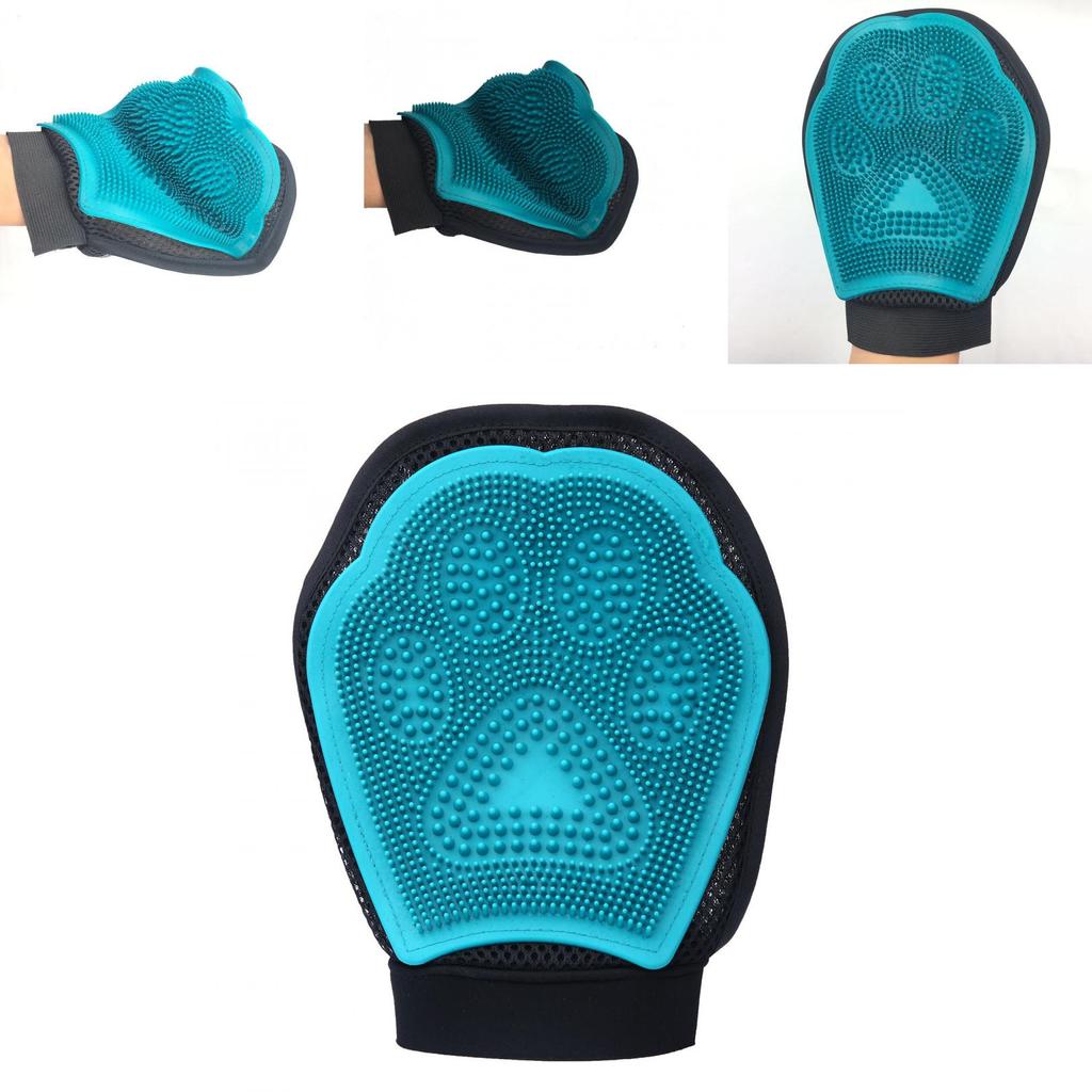 Tierreinigungsbürste mit Gummi-Dualoberflächendesign zum Baden und zur Haarentfernung für Hunde