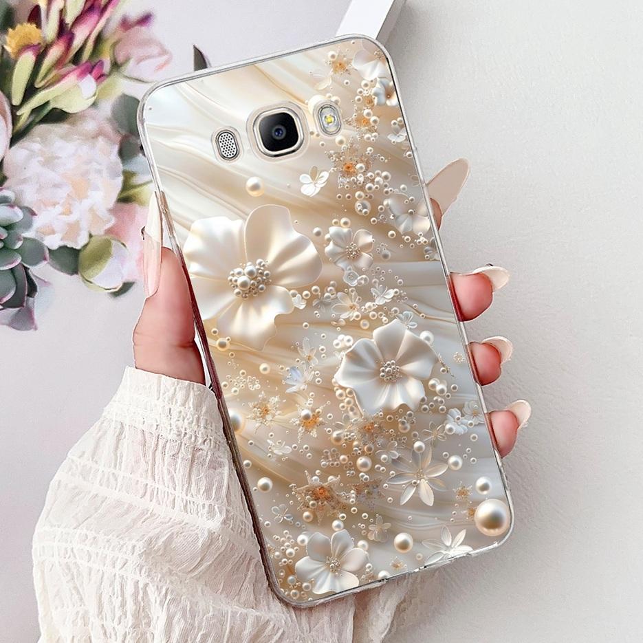 For Samsung Galaxy J3 J5 J7 2016 Case J320F J510F J710F New Luxury Painted Cover Soft Slim Phone Case For Samsung J7 2016 Fundas