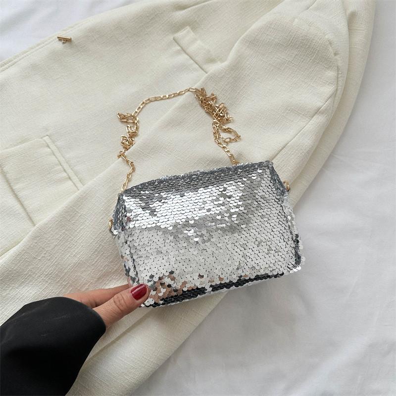 2023 New Chain Casual Shoulder Bag Fashion Simple Crossbody Bag Street Trendy Women's Bag