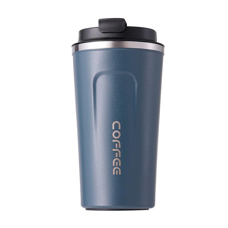 3rd Gen Stainless Steel & Silicone Insulated Coffee Cup - Portable, Stylish Business Gift with Logo Printing
