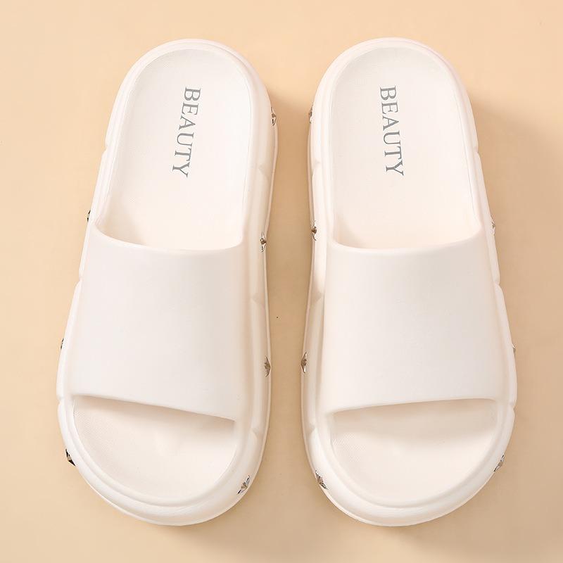 EVA Summer One-word Drag Increases the Height of 6 Cm Thick-soled Slippers for Women To Wear Non-slip and High-cool Slippers