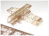Aerobase B014 1/144 Henri Farman Tokugawa Yoshitoshi Japans första flygning Mässingsetsad metallinredning