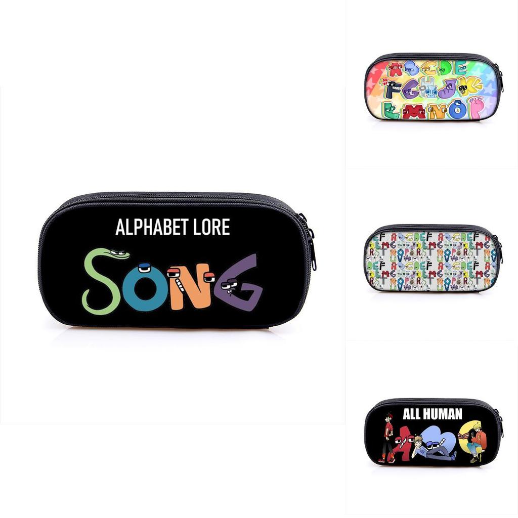 Pencil Case With Alphabet Lore Large Capacity Pouch Bag For Kids