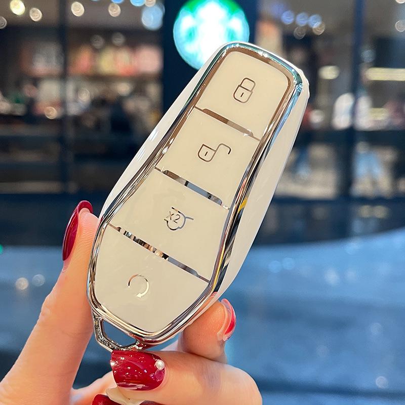 BYD Han Key Case: Compatible with Women Dolphin Qin, Song Plus Dmi, Yuan Pro, Tang Dmi, Han EV