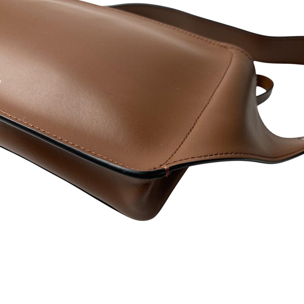 Używana torba na ramię Valentino Garavani Brązowa skóra męska