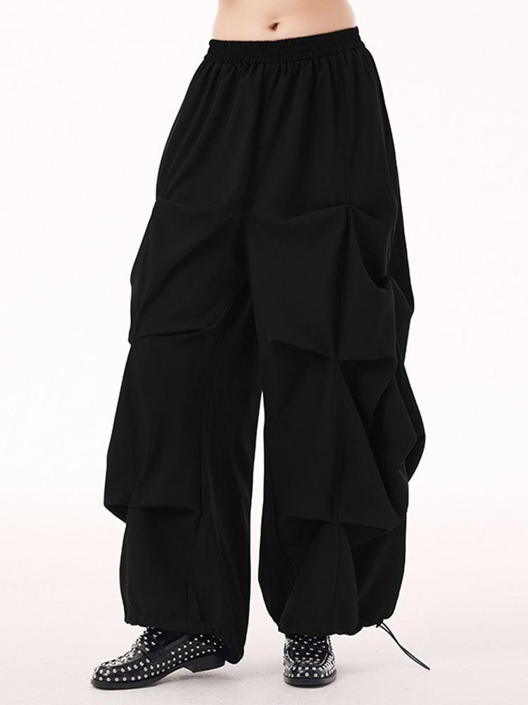 Xitao Široké kalhoty s elastickým pasem GYX1802