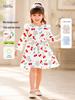 Little Maven Girls' Long-Sleeve Plaid Dress - Autumn Casual European & American Style