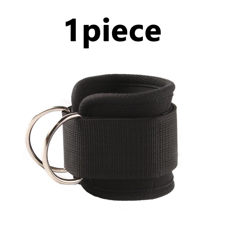 

Double D-Ring Ankle Straps Perfect For Fitnessfoot Supportankle Protectorcrossfit Leg Pulley Straps Sports Feet Guard чорний