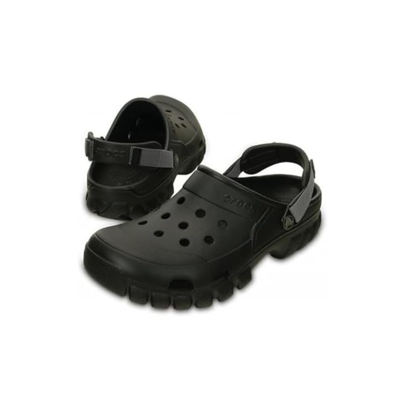 [CROCS] Off-road Sport Clog Sandals, Black/Graphite, Size 27 Cm