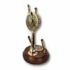 20.32 Cm Telegraph Desk Pen Stand for Modern Office Made with Brass In Shiny Brass Finish, Collectibles, Decorative, Gift