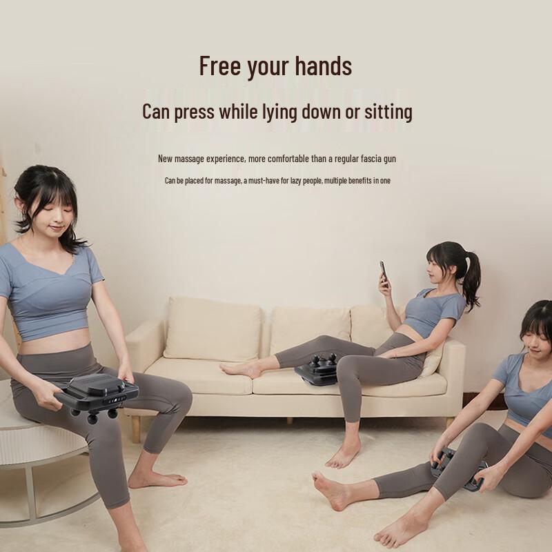 Longchan High Power 4-Head Massage Gun CN plug (adapter included)