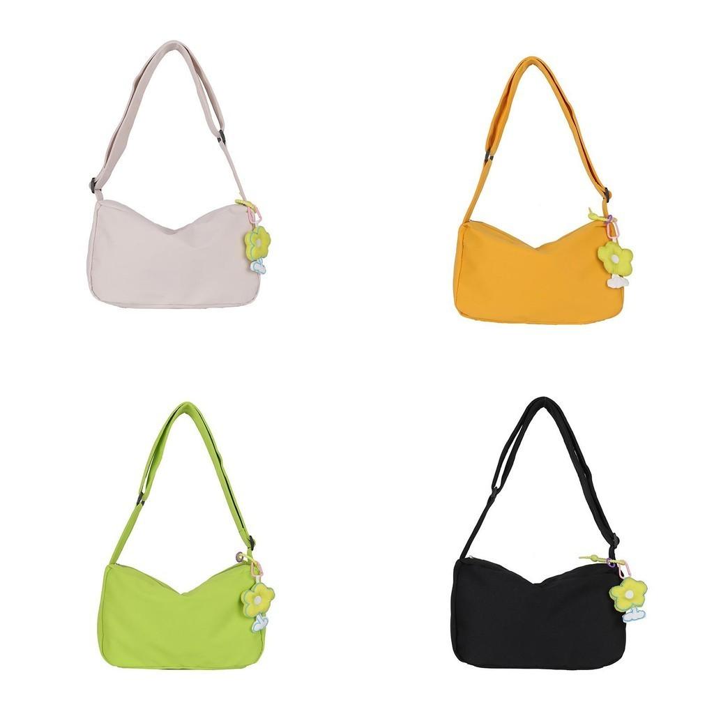 Chic Korean Nylon Crossbody Bag Stylish Small Shoulder Bag For Girls Trendy Design
