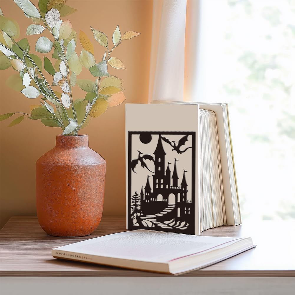 Fantasy Čtvrté křídlo Drak Kovová zarážka na knihy Těžký průmysl Zarážka na knihy Dekorace na pracovní stůl Školní potřeby