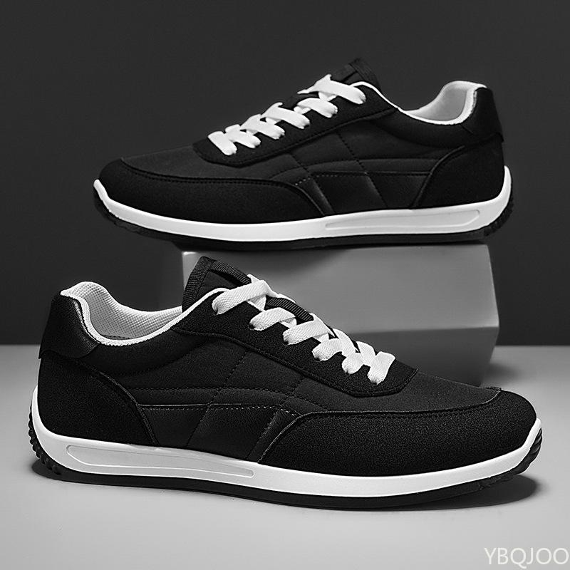 

Men s shoes lightweight breathable for spring autumn outdoor running leisure sports shoes soft sole simple comfortable shoes 43 чёрный