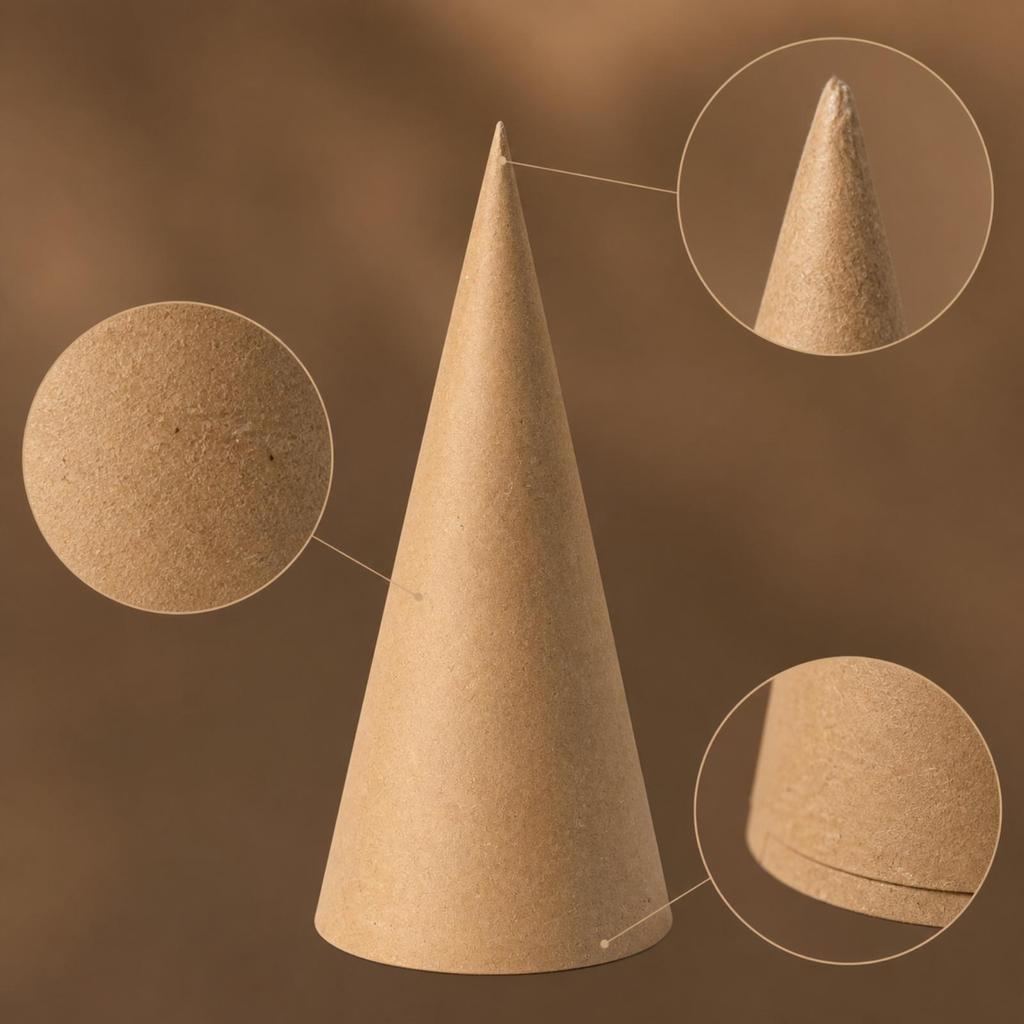 6 Stück Kraftpapier-Weihnachtsbäume Minimalistisch Glatt Rustikal für Party-Dekorationen
