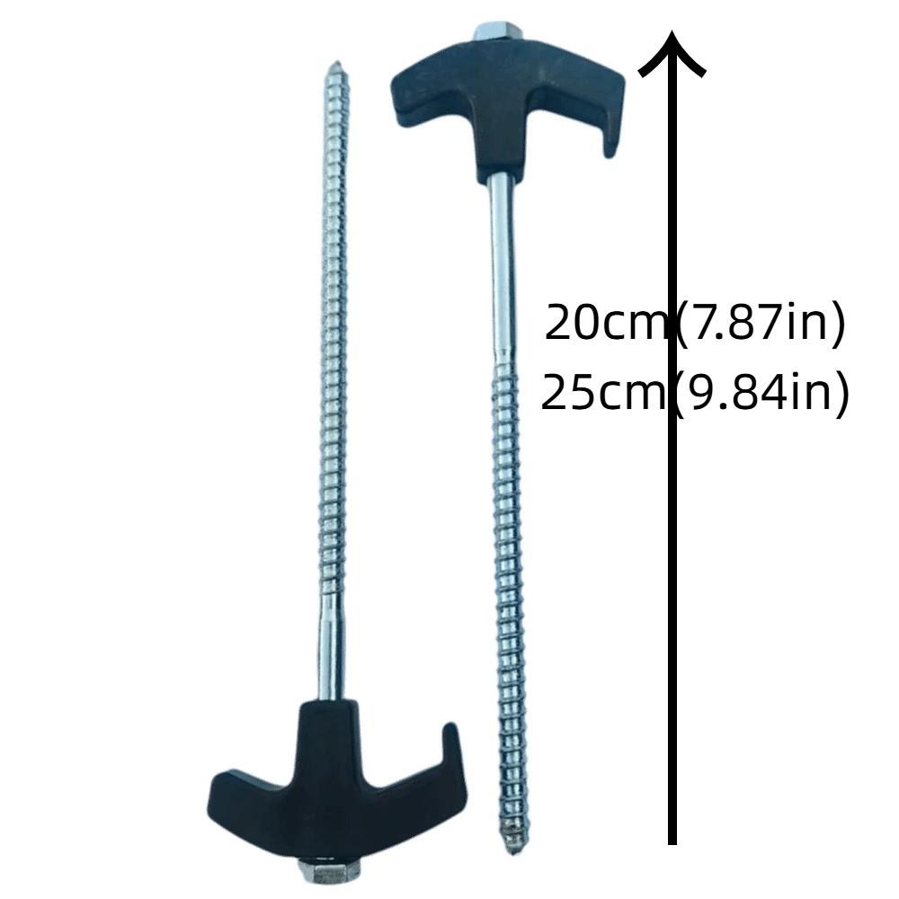 10pcs Metal Camping Stakes Heavy Duty Ground Anchor Peg High Hardness Tent Stakes  Camping