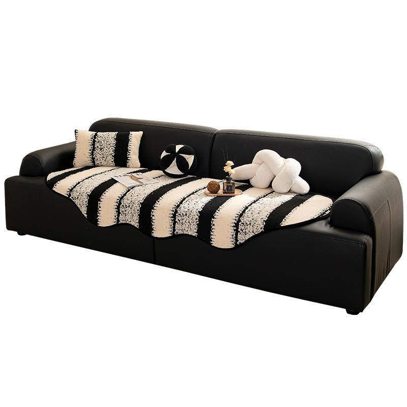 Special-Shaped Irregular Plush Sofa Cushion Cover Autumn and Winter Non-Slip Seat Cushion Cover Cloth Blanket Towel Simple  New Model