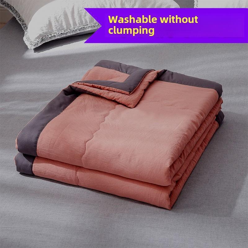 Bed Summer Childrens Quilt With Water Wash Cotton Fabric And Quilted Pattern